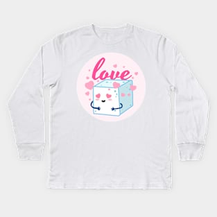 Sugar Love Cartoon Character Design Kids Long Sleeve T-Shirt